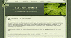 Desktop Screenshot of figtreeinstitute.org